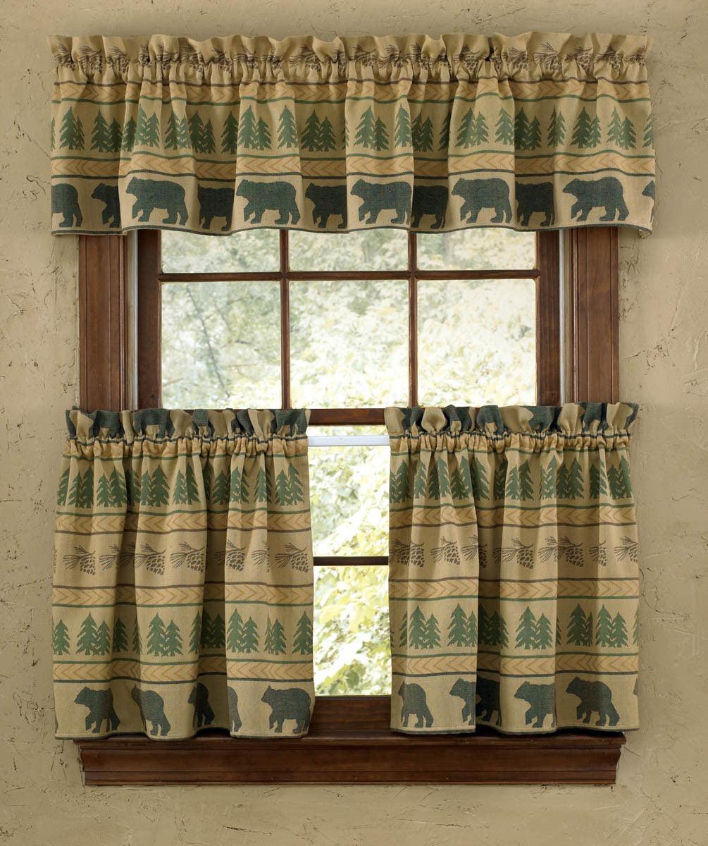 Bear Tracks Valance Park Designs - The Fox Decor