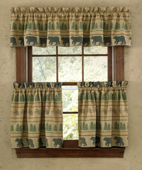 Bear Tracks Valance Park Designs - The Fox Decor