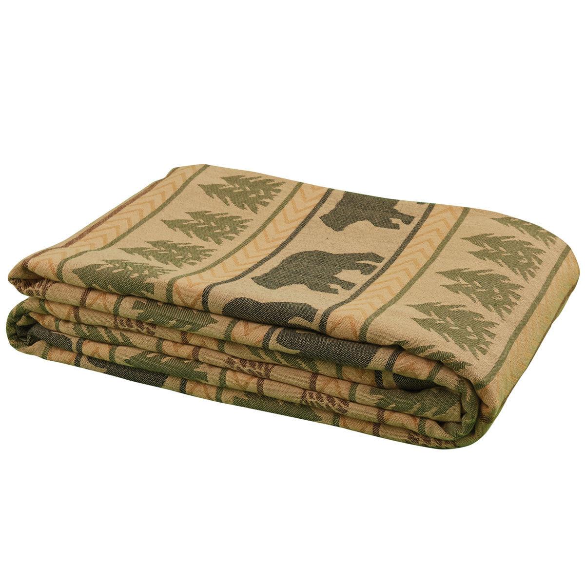Bear Tracks Queen Bedspread - 94x108 - Park Designs - The Fox Decor