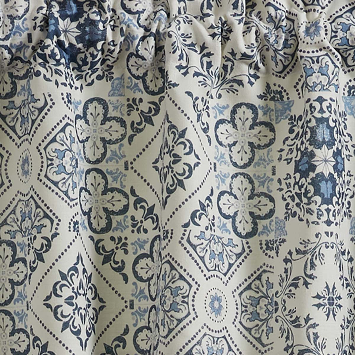 Delft Tile 14" Valance - Lined Park Designs - The Fox Decor