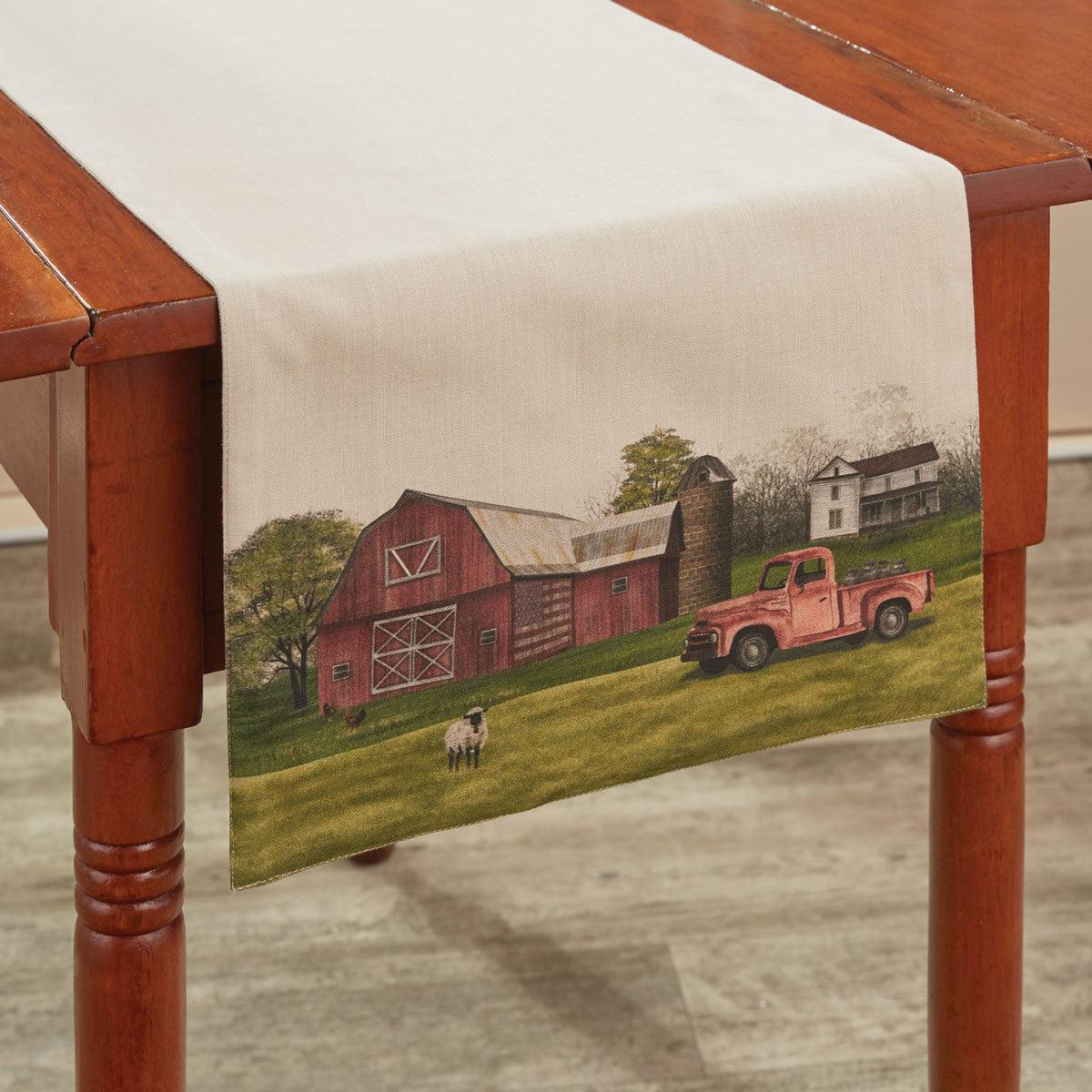 Life On Farm Table Runner - 14x42 Park Designs - The Fox Decor