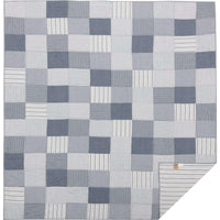 Sawyer Mill Blue Queen Quilt 90Wx90L VHC Brands - The Fox Decor
