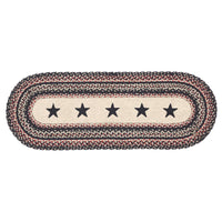 Colonial Star Jute Braided Runner Oval 13