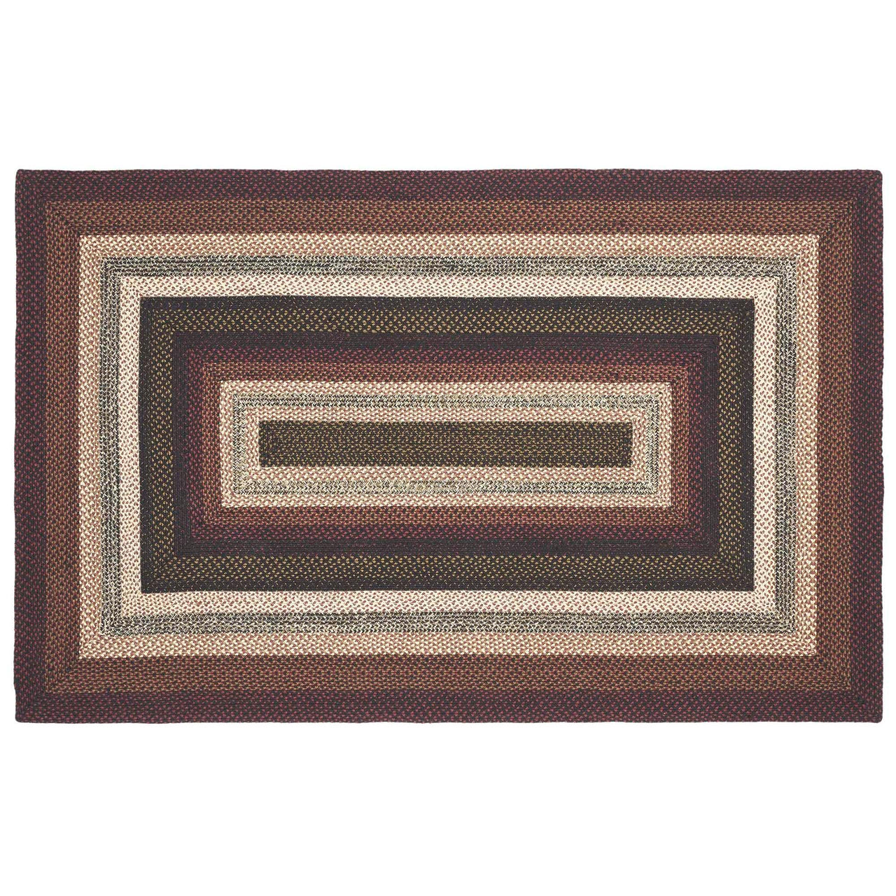Beckham Jute Braided Rug Rect with Rug Pad 5'x8' VHC Brands - The Fox Decor