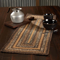 Espresso Jute Braided Rect Runner 13
