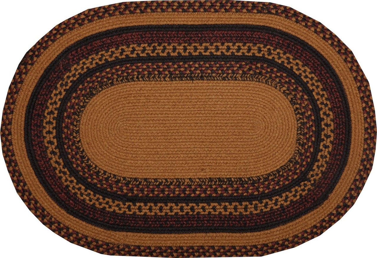 Heritage Farms Crow Jute Braided Rug Oval 20'x30' with Rug Pad VHC Brands - The Fox Decor