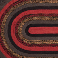 Cumberland Jute Braided Rug Oval 5'x8' with Rug Pad VHC Brands - The Fox Decor