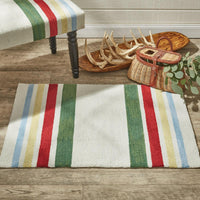 Camp Stripe Hooked Rug 2' x 3' - Park Designs - The Fox Decor