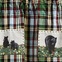 Happy Trails Bear Patch Valance - Park designs - The Fox Decor