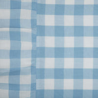 Annie Buffalo Blue Check Standard Pillow Case Set of 2 21x30+4 VHC Brands - The Fox Decor