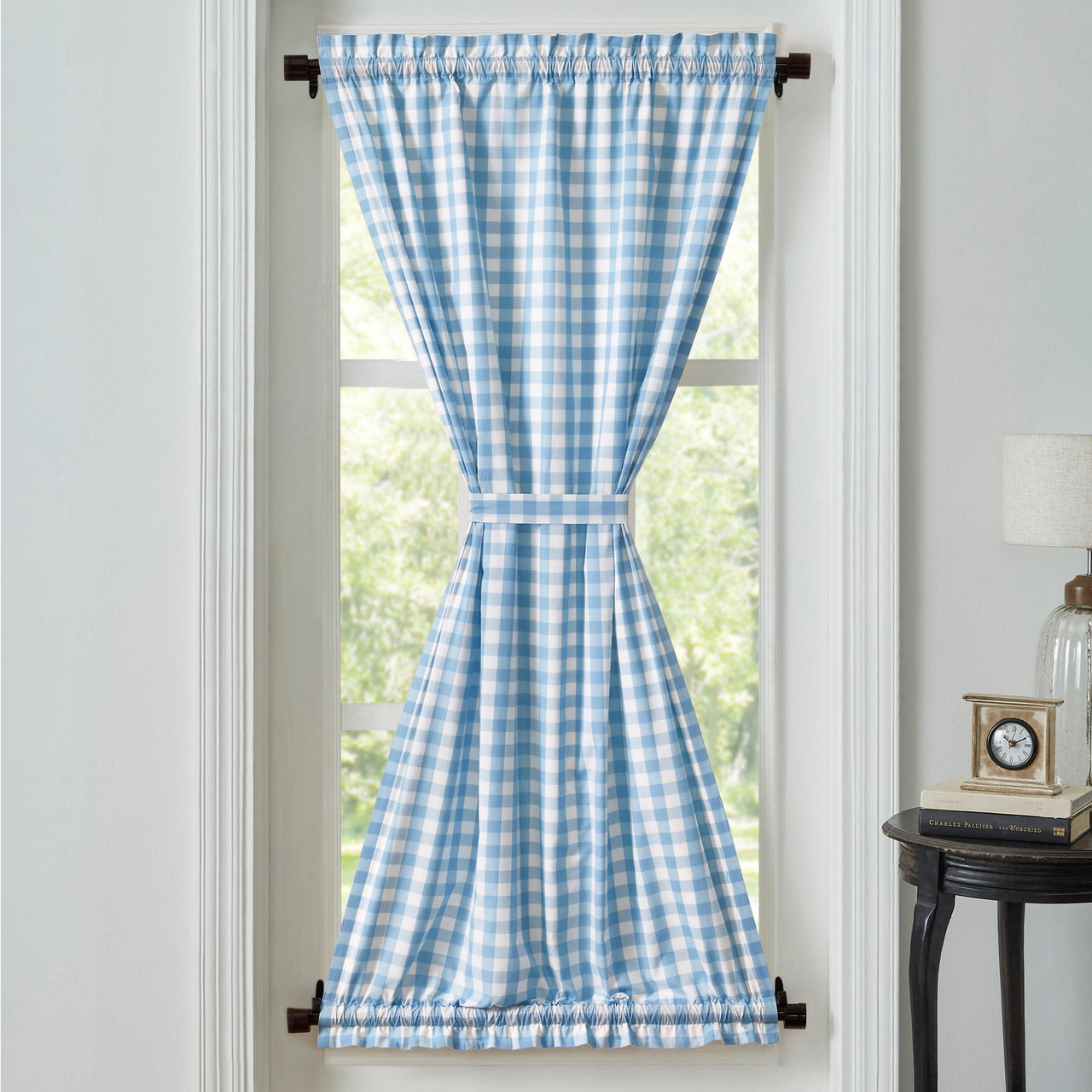 Annie Buffalo Blue Check Door Panel 72x40 VHC Brands - The Fox Decor