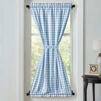 Annie Buffalo Blue Check Door Panel 72x40 VHC Brands - The Fox Decor