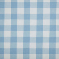 Annie Buffalo Blue Check Swag Set of 2 36x36x16 VHC Brands - The Fox Decor