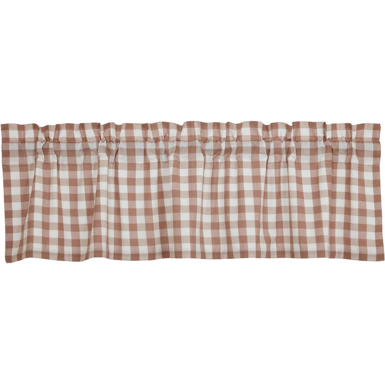 Annie Buffalo Portabella Check Valance 16x60 VHC Brands - The Fox Decor