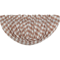 Annie Buffalo Portabella Check Balloon Valance 15x60 VHC Brands - The Fox Decor