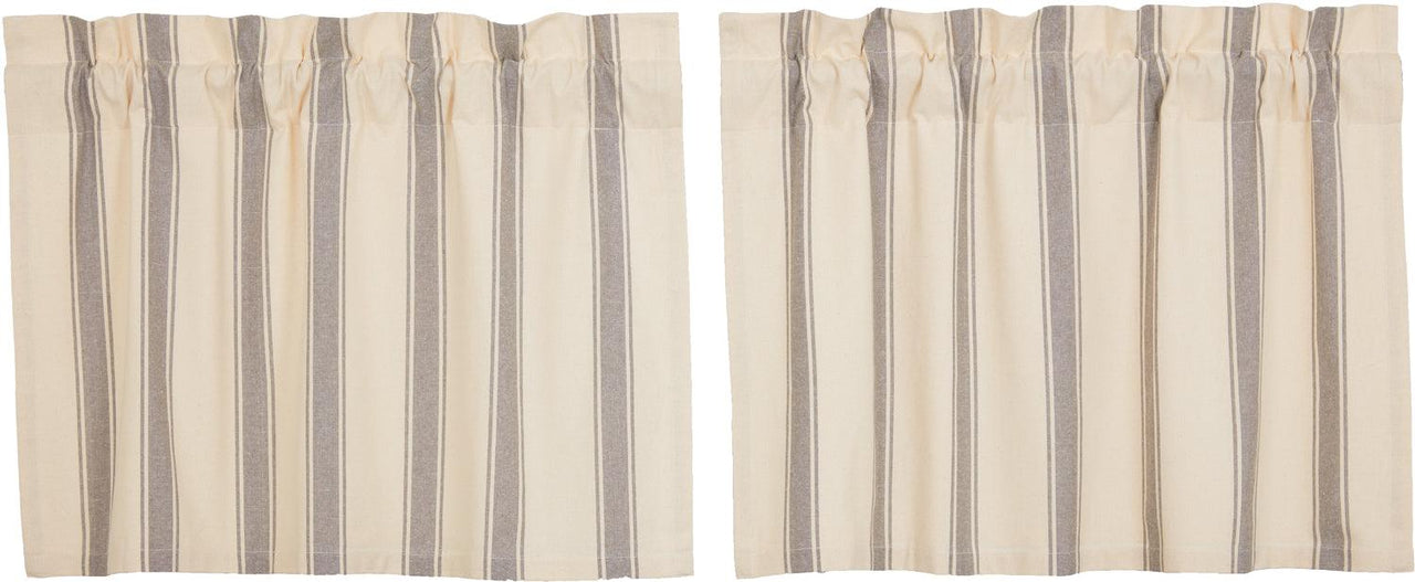 Grace Grain Sack Stripe Tier Set of 2 L24xW36 VHC Brands - The Fox Decor