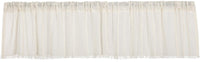 Tobacco Cloth Antique White Patchwork Valance 16x90 VHC Brands - The Fox Decor