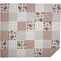 Annie Portabella Floral Patch King Quilt 105Wx95L VHC Brands - The Fox Decor