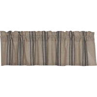 Grain Sack Charcoal Valance 16x60 VHC Brands - The Fox Decor