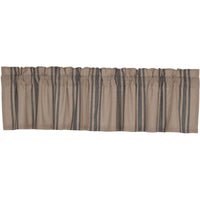 Grain Sack Charcoal Valance 16x72 VHC Brands - The Fox Decor