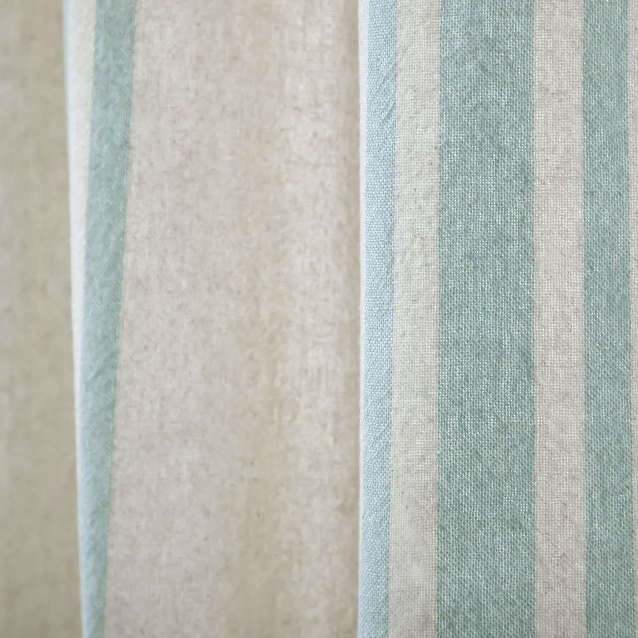 Grain Sack Aqua Panel Set of 2 84x40 VHC Brands - The Fox Decor