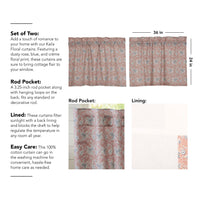 Kaila Floral Tier Set of 2 L24xW36 VHC Brands - The Fox Decor