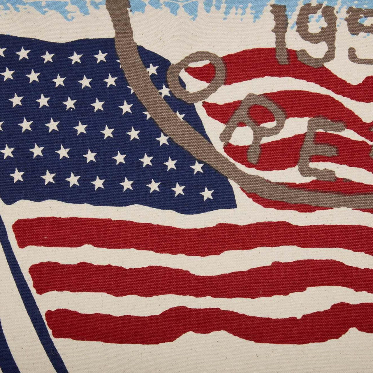 Flag Stamp Pillow 14x22 VHC Brands - The Fox Decor