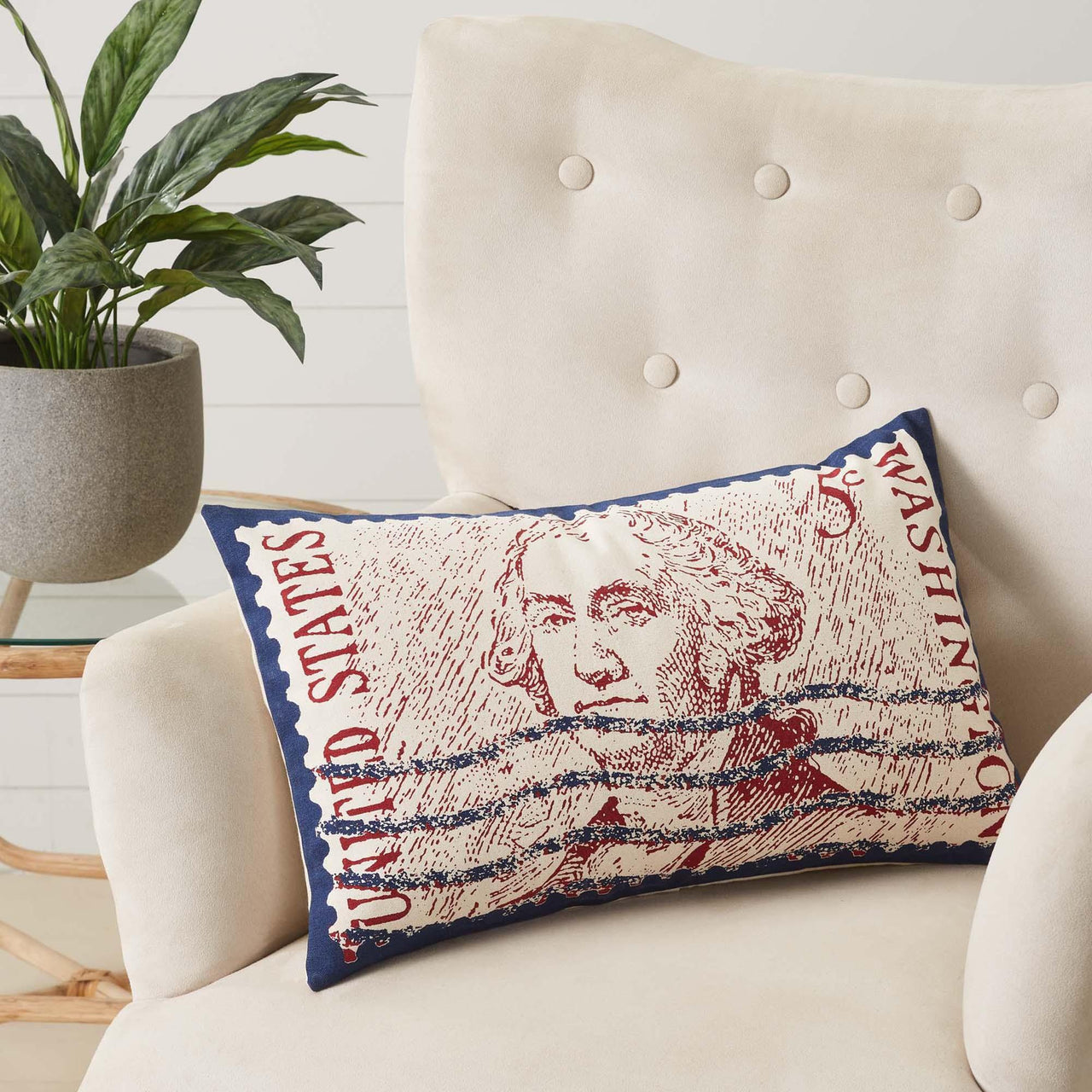 George Washington Pillow 14x22 VHC Brands - The Fox Decor