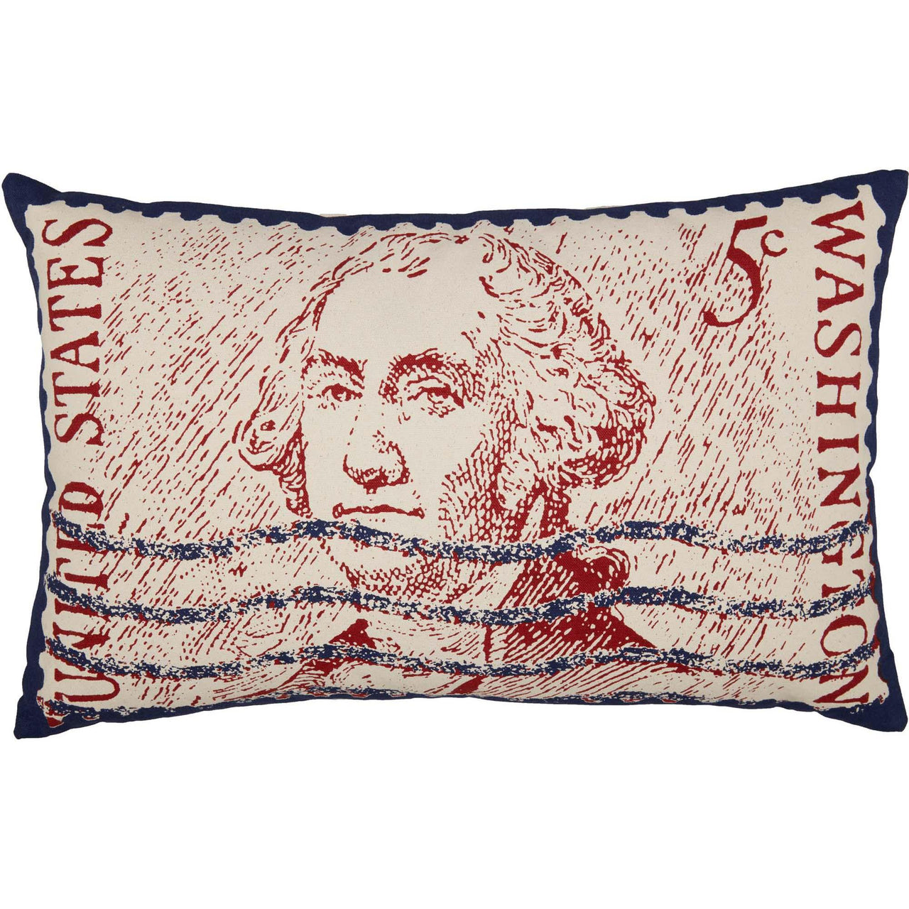 George Washington Pillow 14x22 VHC Brands - The Fox Decor