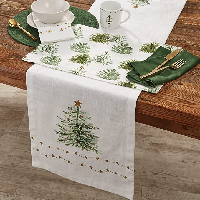Rustic Christmas Table Runner - 54" L Park Designs - The Fox Decor