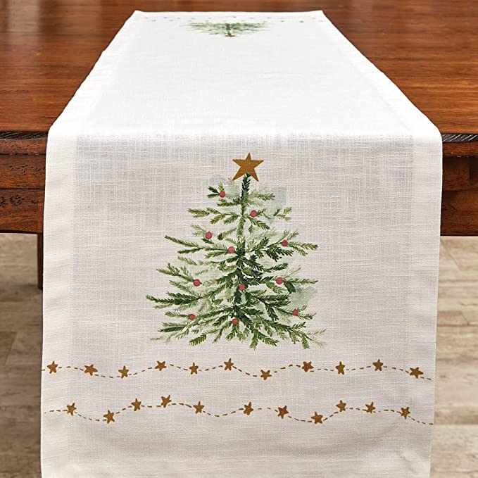 Rustic Christmas Table Runner - 54" L Park Designs - The Fox Decor