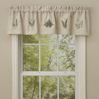 Dragonfly Embroiderd Lined Valance 60'' x 14'' Park Designs - The Fox Decor