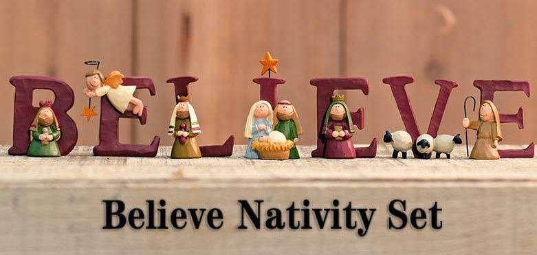 7/Set, Believe Nativity - The Fox Decor