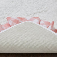 Annie Buffalo Coral Check Bathmat 20