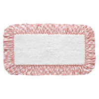 Annie Buffalo Coral Check Bathmat 27