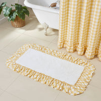 Annie Buffalo Yellow Check Bathmat 27