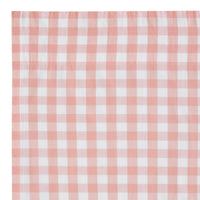 Annie Buffalo Coral Check Swag Curtain Set of 2 36x36x16 VHC Brands - The Fox Decor