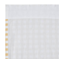Annie Buffalo Yellow Check Short Panel Curtain Set of 2 63