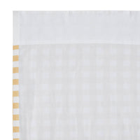 Annie Buffalo Yellow Check Swag Curtain Set of 2 36x36x16 VHC Brands - The Fox Decor