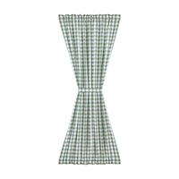 Annie Buffalo Green Check Door Panel Curtain 72
