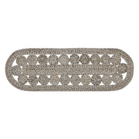 Celeste Blended Pebble Indoor/Outdoor Oval Braided Table Runner 12