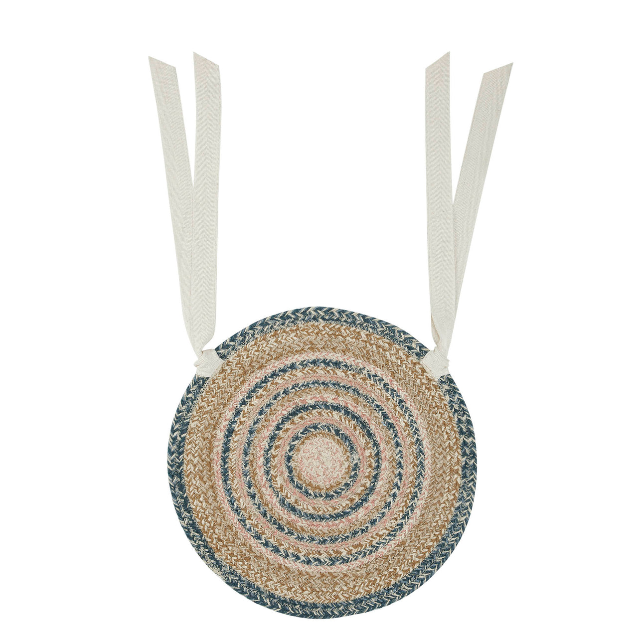 Kaila Jute Braided Chair Pad 15" VHC Brands - The Fox Decor