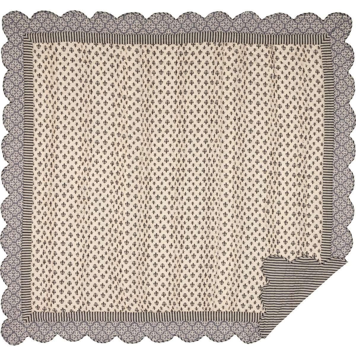 Elysee King Quilt 105Wx95L VHC Brands - The Fox Decor