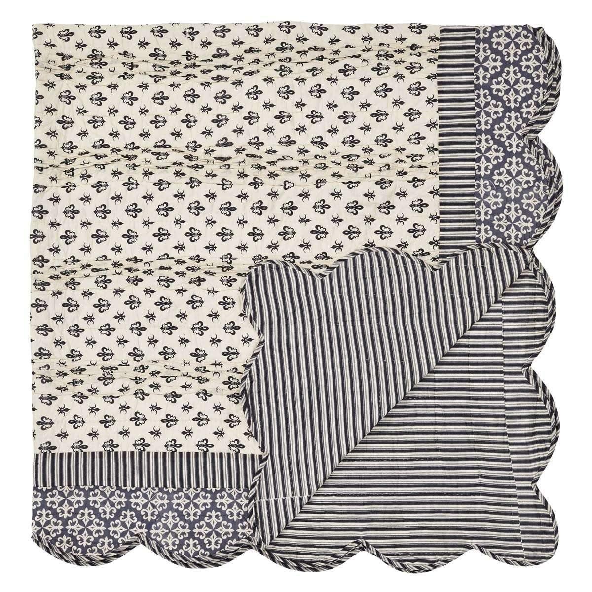 Elysee King Quilt 105Wx95L VHC Brands - The Fox Decor