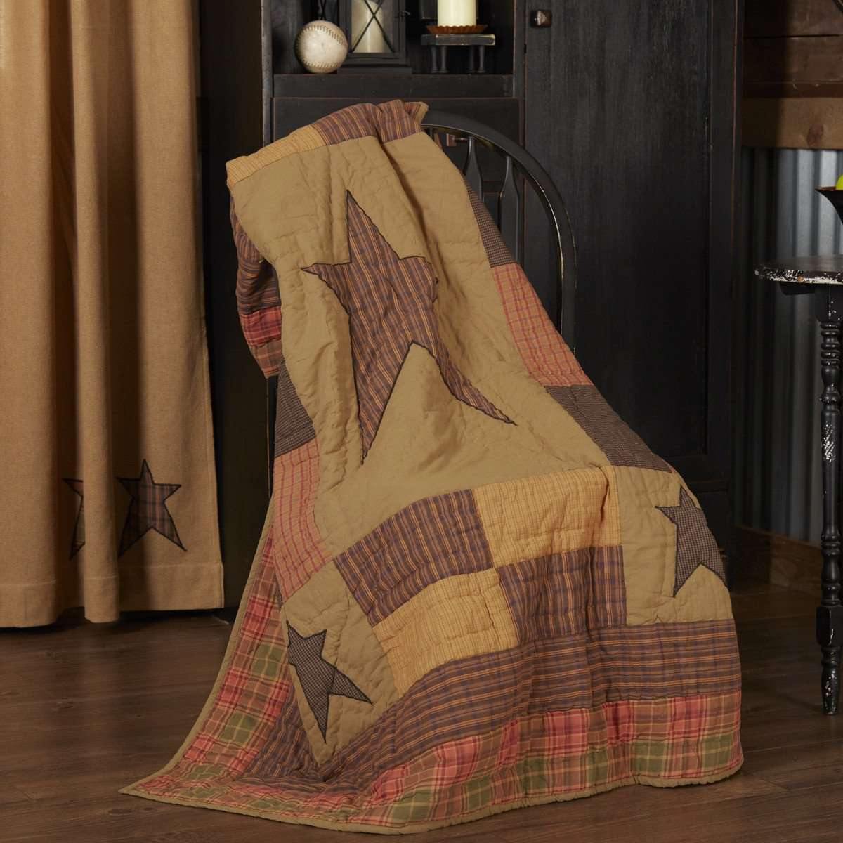 Stratton Quilted Throw 60x50 VHC Brands