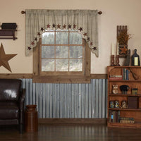 Abilene Star Swag Curtain Set of 2 36x36x16 - The Fox Decor