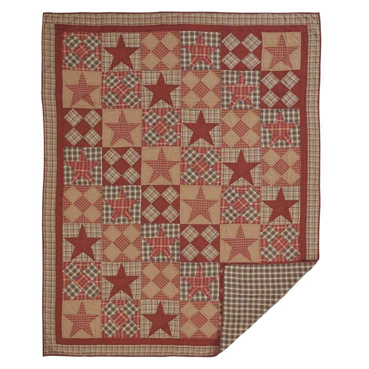 Dawson Star Twin Quilt 70Wx90L VHC Brands - The Fox Decor
