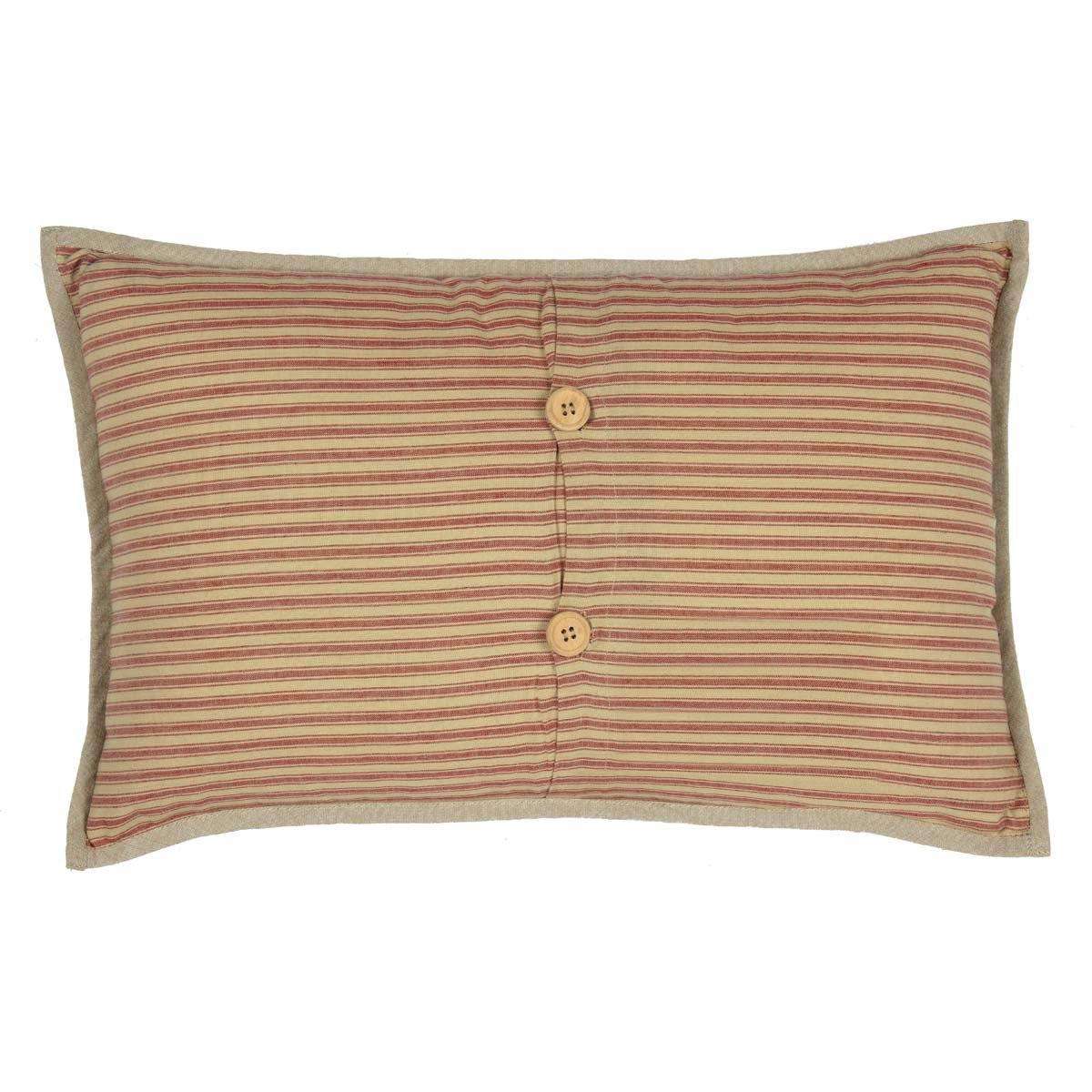Ozark Love Pillow 14"x22" Barn Red, Beige, Semolina - The Fox Decor