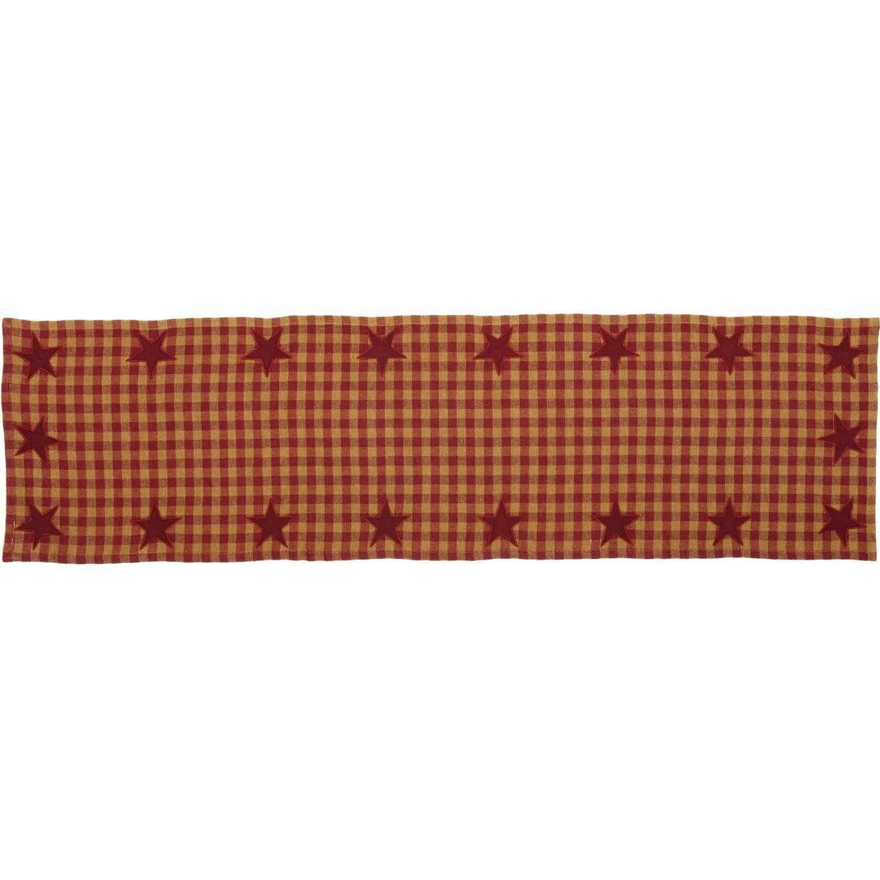 Burgundy Star Runner Woven 13x48 VHC Brands - The Fox Decor