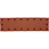 Burgundy Star Runner Woven 13x48 VHC Brands - The Fox Decor